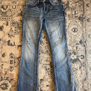 Stylish Blue Boot Cut Women's Jeans